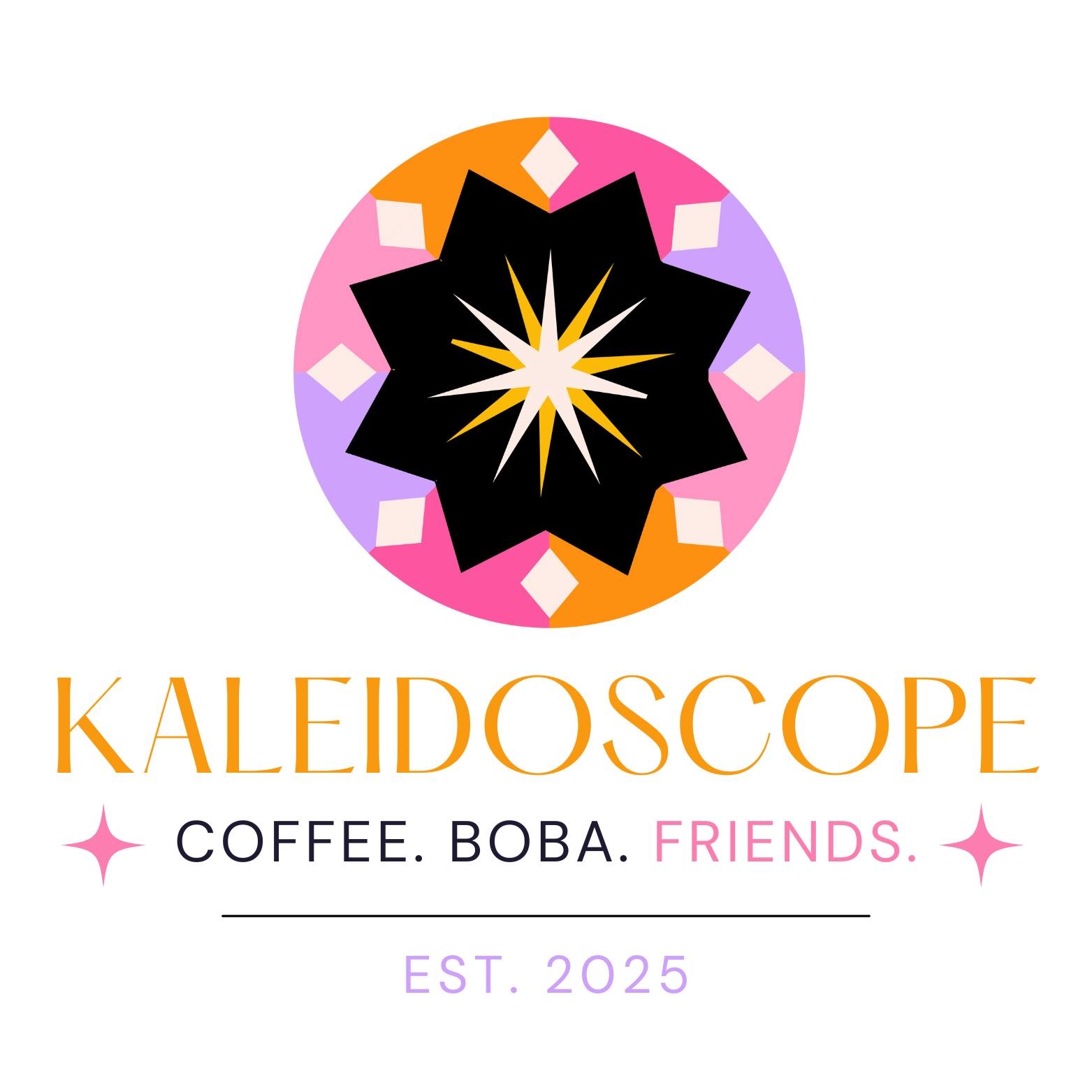 Kaleidoscope Coffee & Boba Logo